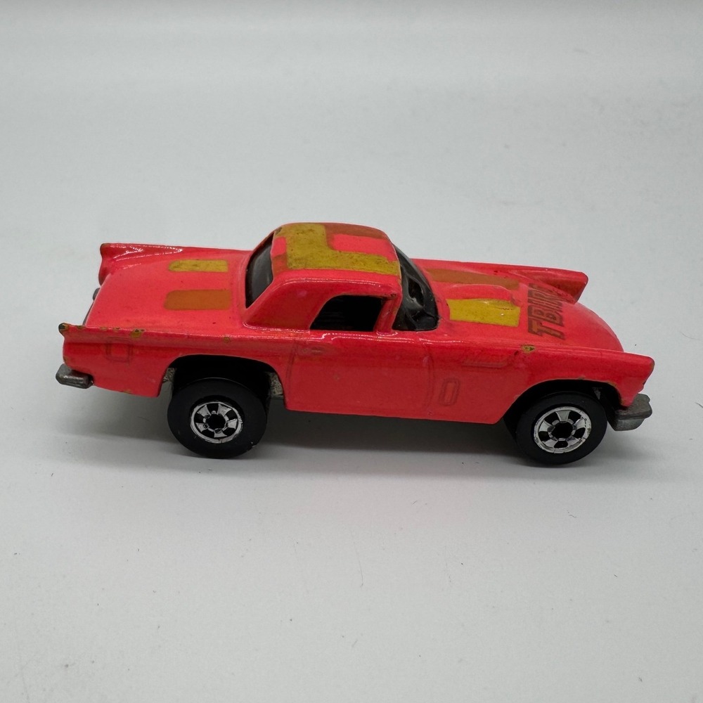 Vintage Hot Wheels 1977 57 T-Bird Pink TBIRD Graphics Diecast Car Malaysia